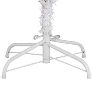 Umělý vánoční stromeček Bílá 106 x 106 x 210 cm PVC a kov - obrázek 11