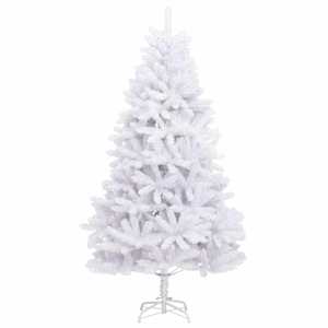 Umělý vánoční stromeček Bílá 106 x 106 x 210 cm PVC a kov - obrázek 5