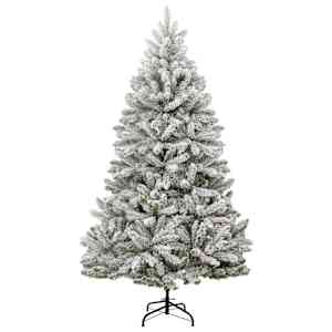 Umělý sklápěcí vánoční stromek s 300 LED a koulemi 210 cm - obrázek 5