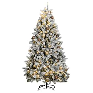 Umělý sklápěcí vánoční stromek s 300 LED a koulemi 300 cm - obrázek 1