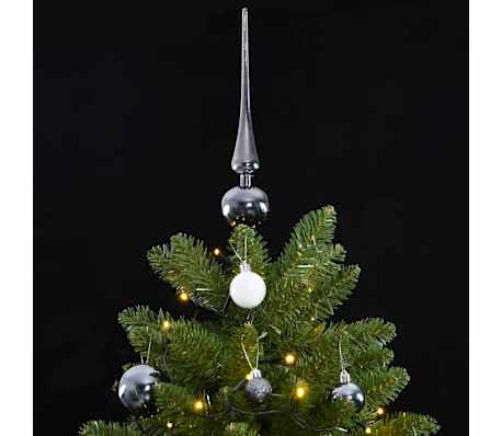 vidaXL Brad Crăciun artificial articulat cu 300 LED-uri/globuri 300 cm