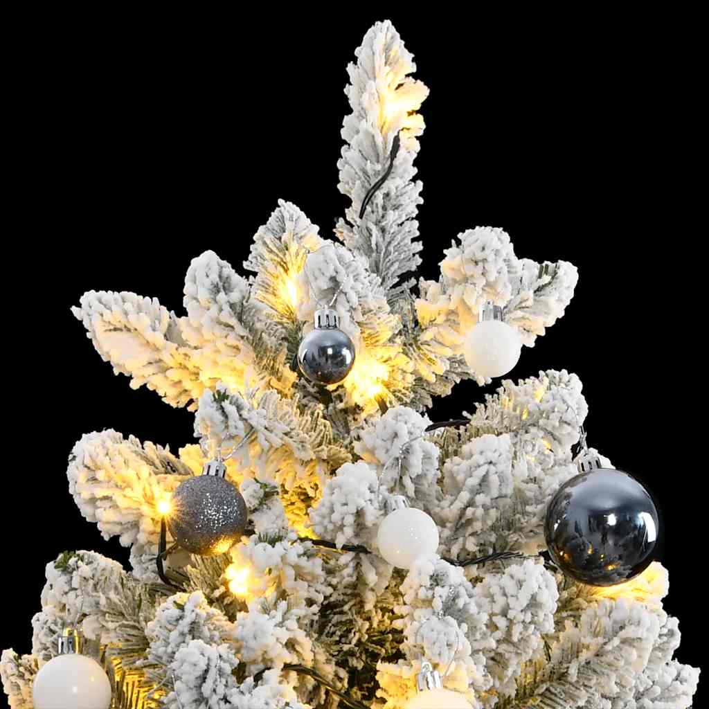 Thumbnail - vidaXL Künstlicher Weihnachtsbaum Klappbar 300 LEDs & Kugeln 210 cm