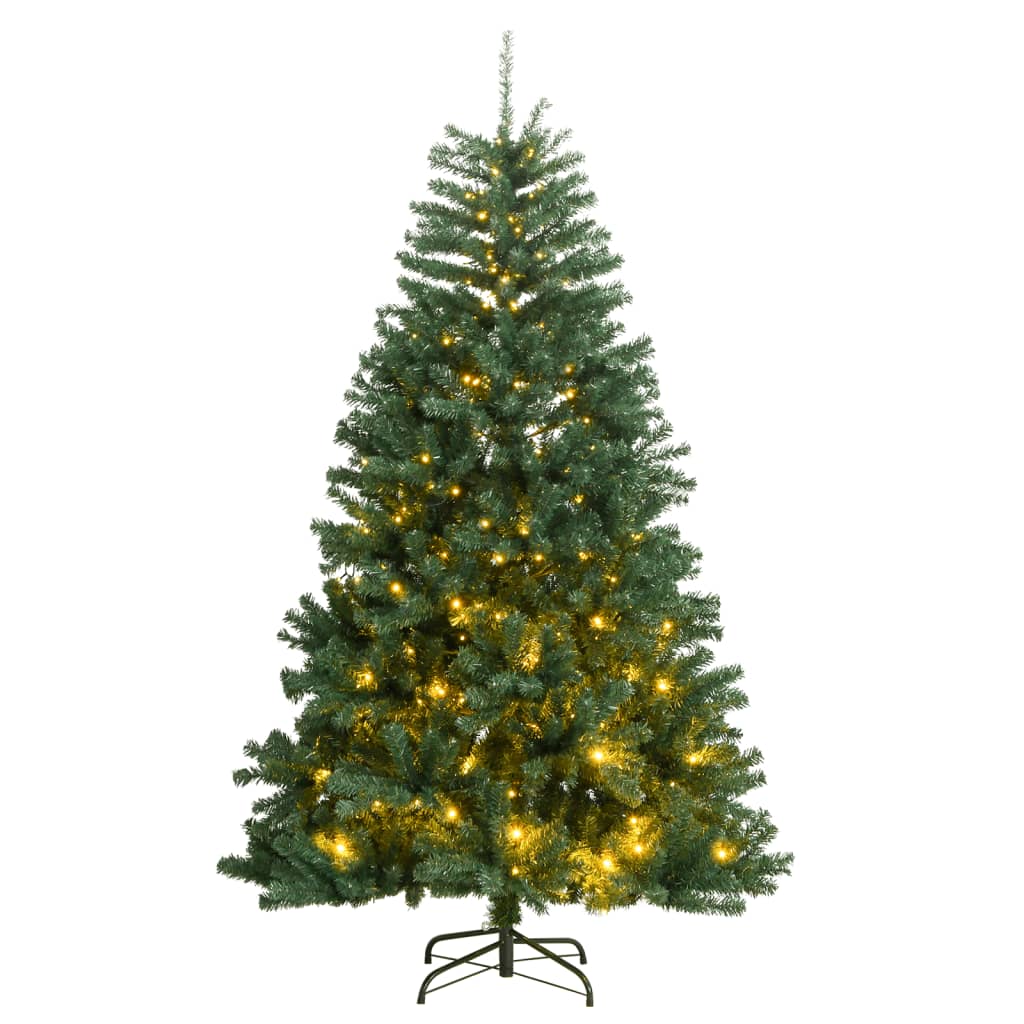 vidaXL Tekojoulukuusi saranoilla 150 LED-valoa 150 cm