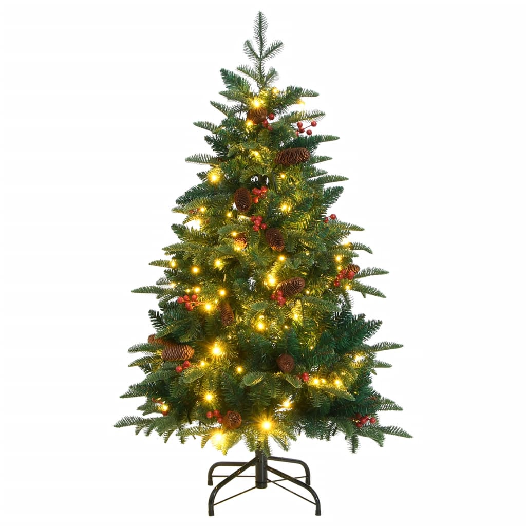 vidaXL Tekojoulukuusi saranoilla 150 LED-valoa 150 cm