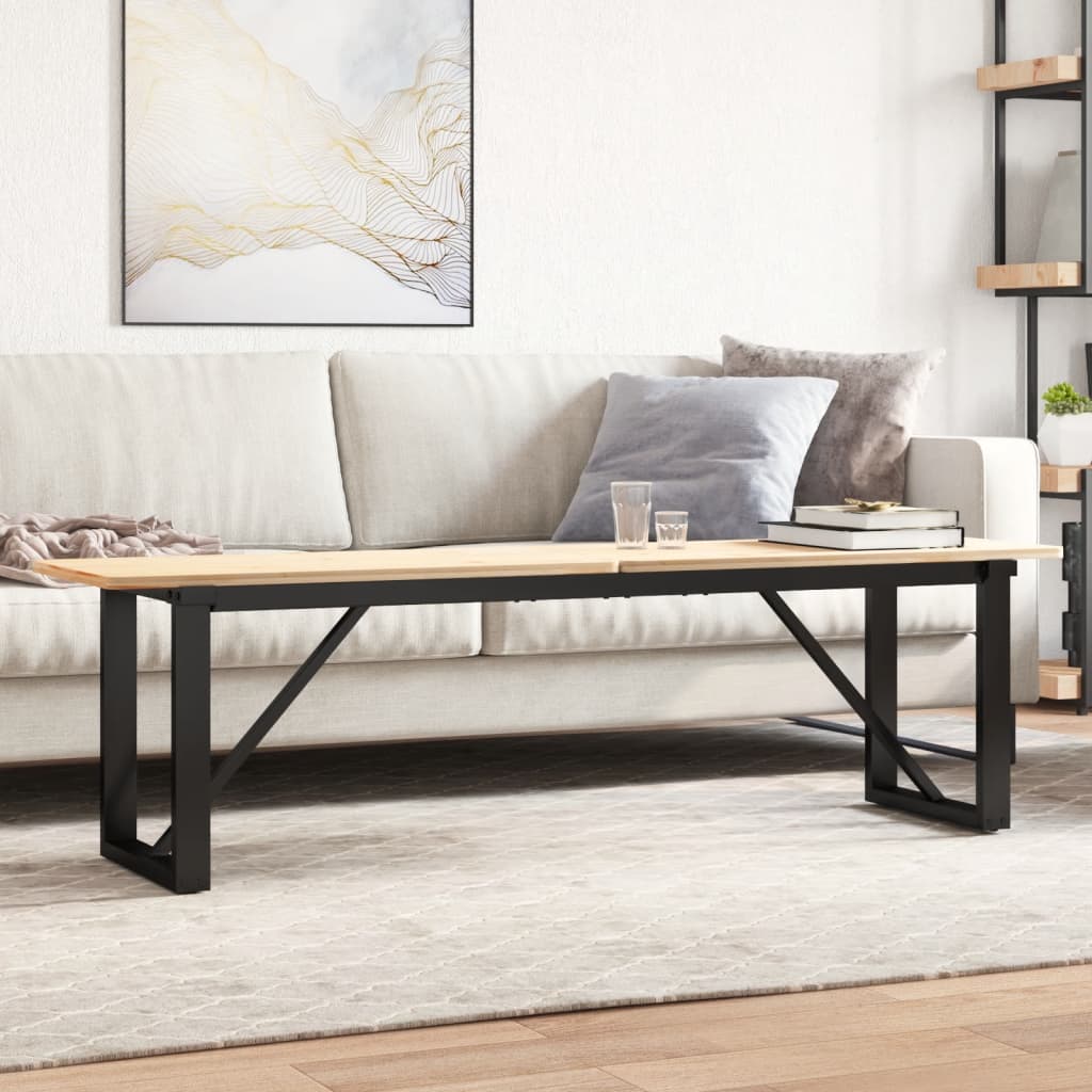 vidaXL Sohvapöydän jalat O-muoto 140x30x43 cm terästä