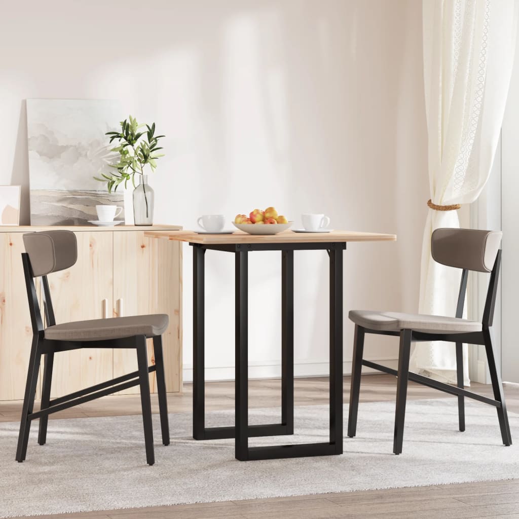 vidaXL Picioare Măsuță de cafea O-Frame 50x40x73 cm Oţel