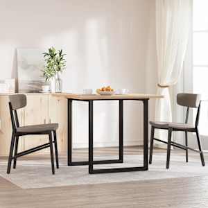 Noge za jedilno mizo O-okvir 70x70x73 cm jeklo