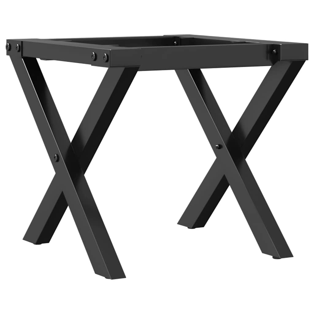 vidaXL Nohy ke konferenčnímu stolu X rám 40 x 40 x 33 cm ocel
