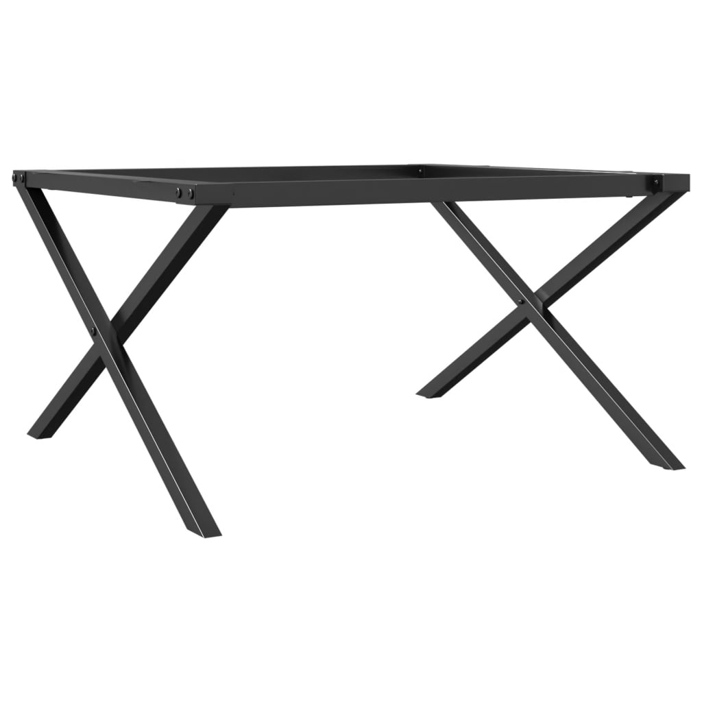 vidaXL Nohy ke konferenčnímu stolu X rám 70 x 60 x 43 cm ocel