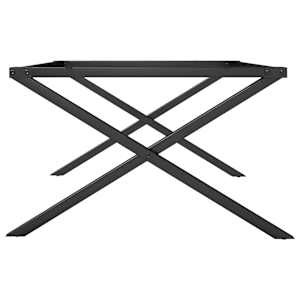 Nohy ke konferenčnímu stolu X rám 70 x 60 x 43 cm ocel - obrázek 5