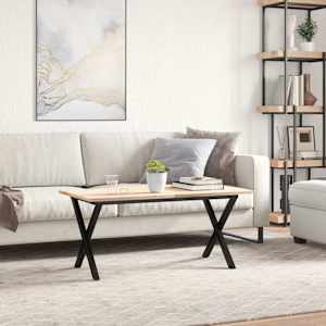 Nohy ke konferenčnímu stolu X rám 70 x 30 x 43 cm ocel - obrázek 3