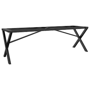 vidaXL kohvilaua jalad, X-raam, 140 x 30 x 43 cm, teras