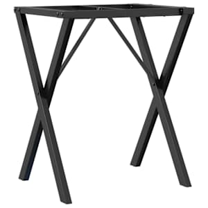 Nohy k jídelnímu stolu X rám 60 x 40 x 73 cm ocel - obrázek 6