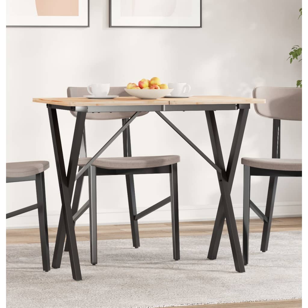 Noge za blagovaonski stol X-oblika 80x40x73 cm lijevano željezo Dodaci za stolove Naručite namještaj na deko.hr