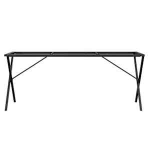 Nohy k jídelnímu stolu X rám 180 x 80 x 73 cm ocel - obrázek 4