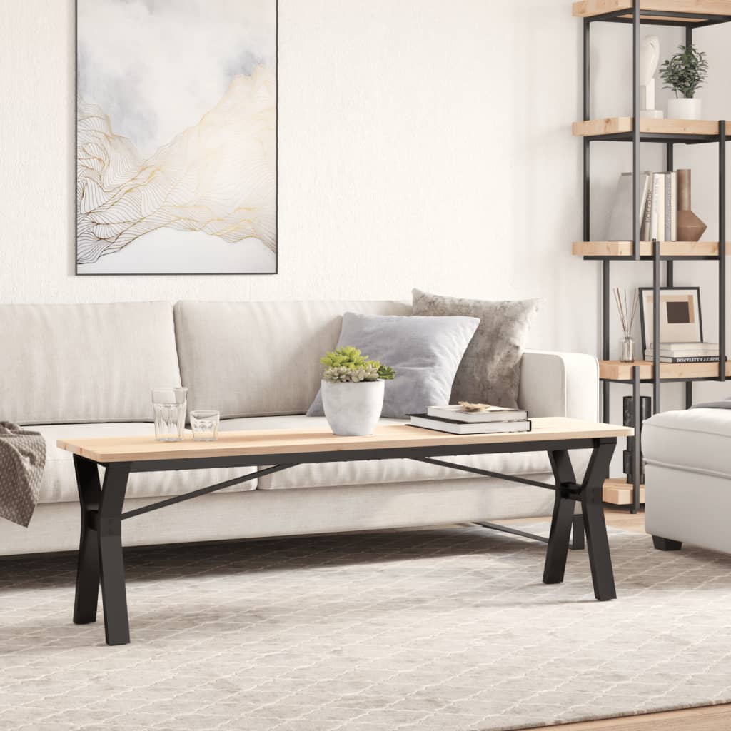 vidaXL Sohvapöydän jalat Y-muoto 140x30x43 cm terästä
