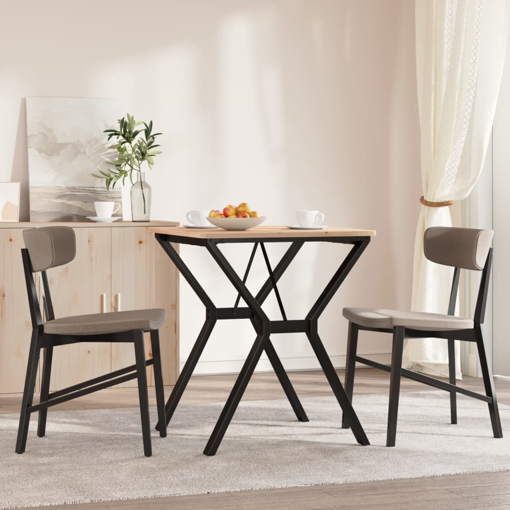 vidaXL Eettafelpoten Y-frame 60x60x73 cm staal afbeelding
