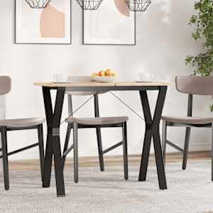 Noge za jedilno mizo Y-okvir 80x40x73 cm jeklo