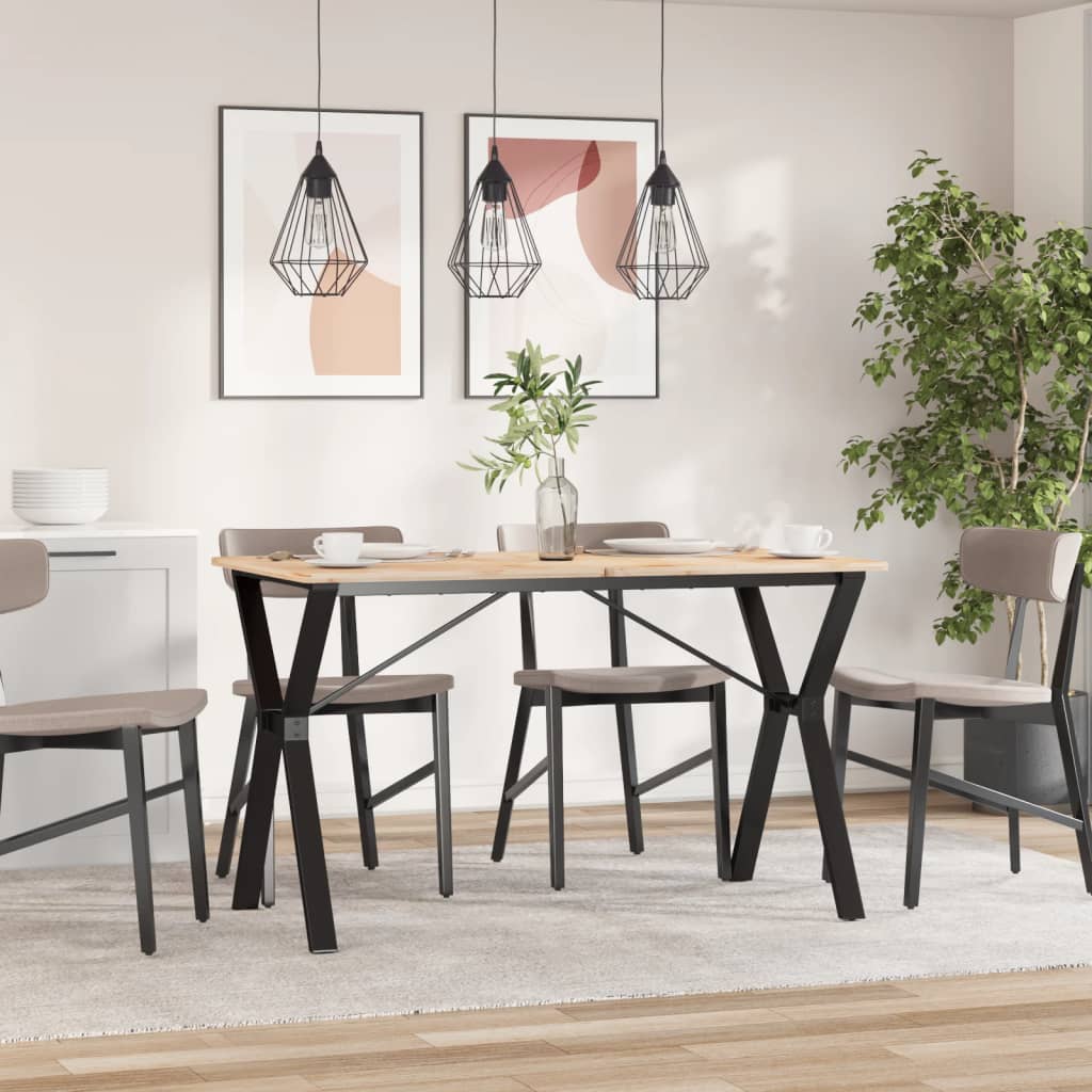 vidaXL Ruokapöydän jalat Y-muoto 120x60x73 cm terästä