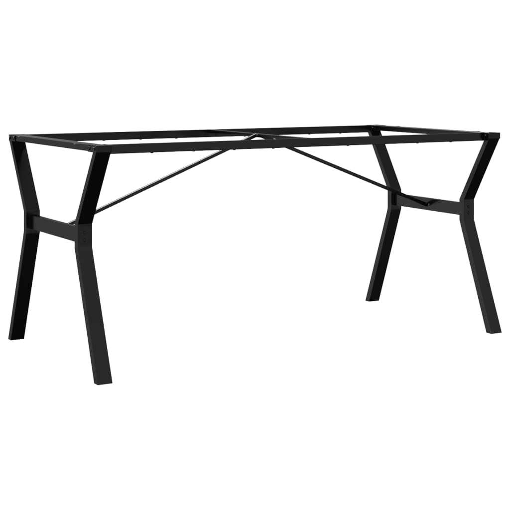 vidaXL Nohy k jídelnímu stolu Y rám 160 x 80 x 73 cm ocel