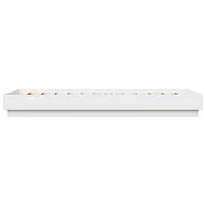 Rám postele s LED osvětlením bílý 100 x 200 cm - obrázek 7