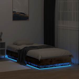 Rám postele s LED osvětlením kouřový dub 90 x 190 cm - obrázek 5