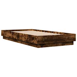 Rám postele s LED osvětlením kouřový dub 90 x 190 cm - obrázek 8