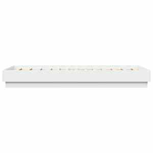 Rám postele s LED osvětlením bílý 75 x 190 cm - obrázek 7