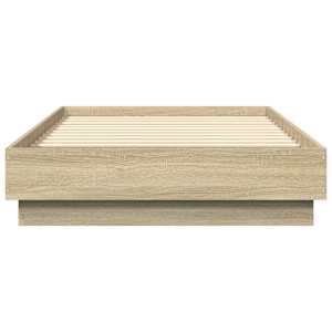 Rám postele s LED osvětlením dub sonoma 75 x 190 cm - obrázek 6