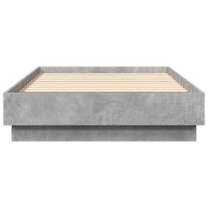 Rám postele s LED osvětlením betonově šedý 75 x 190 cm - obrázek 6