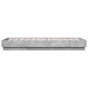 Rám postele s LED osvětlením betonově šedý 75 x 190 cm - obrázek 7