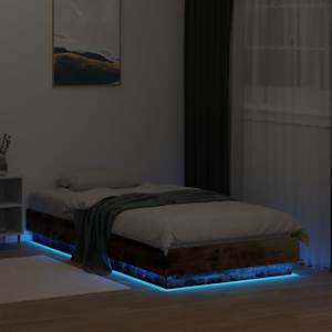 Rám postele s LED osvětlením kouřový dub 75 x 190 cm - obrázek 5