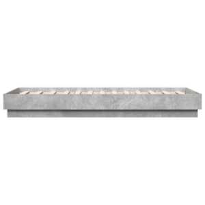 Rám postele betonově šedý 75 x 190 cm kompozitní dřevo - obrázek 5