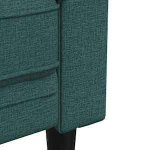 2dílná sedací souprava tmavě zelená textil - obrázek 6