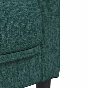 3dílná sedací souprava tmavě zelená textil - obrázek 7