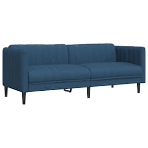 2dílná sedací souprava modrá textil - obrázek 4