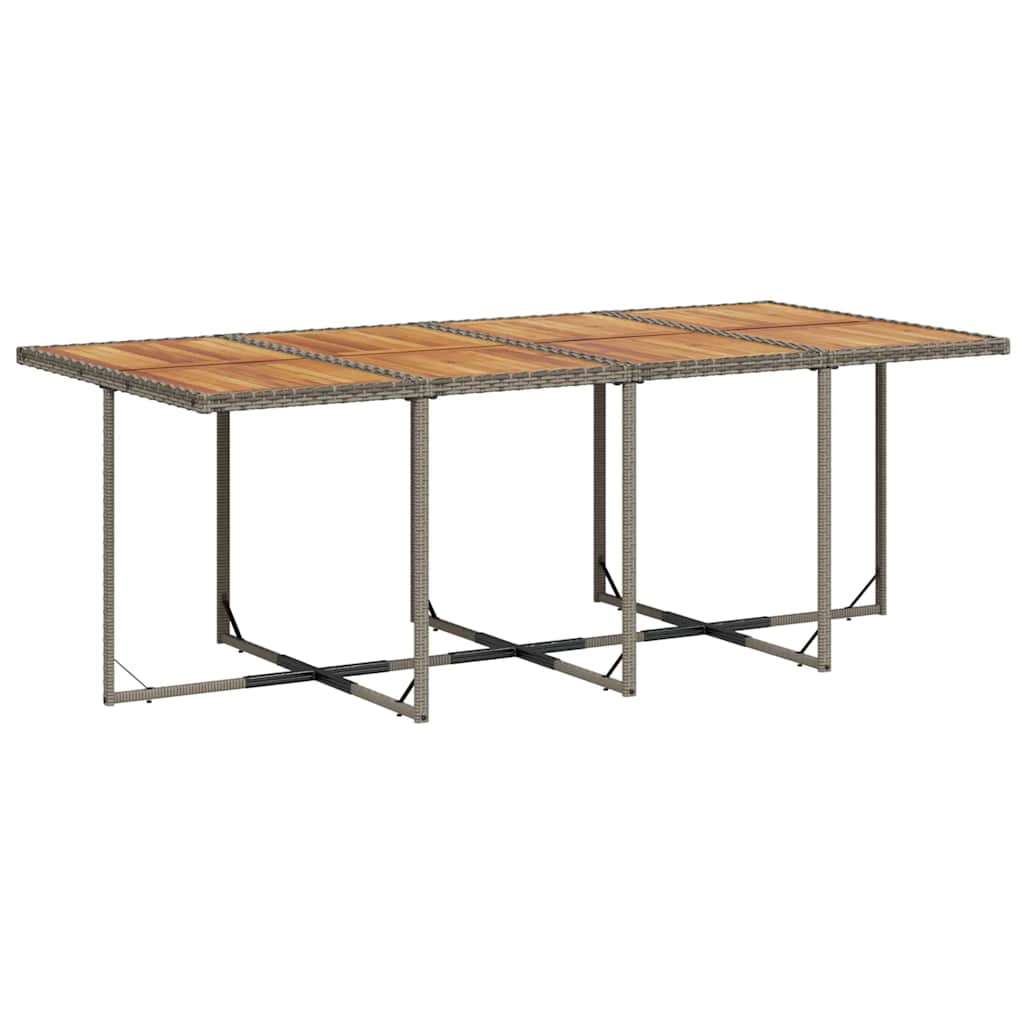 vidaXL 13-delige Tuinset met kussens poly rattan grijs afbeelding