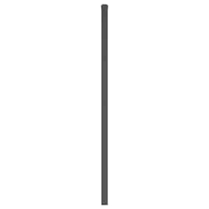 Kovové náhradní čelo postele černé 200 cm - obrázek 4