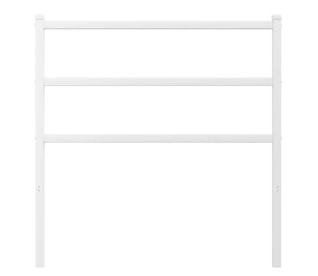 vidaXL Ers&auml;ttningsgavel metall vit 90 cm