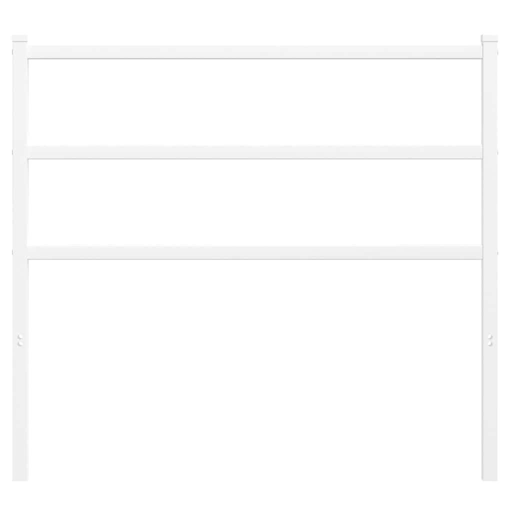 Thumbnail - vidaXL Ersatz-Kopfteil Metall Weiß 100 cm