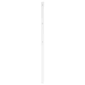 Kovové náhradní čelo postele bílé 120 cm - obrázek 4