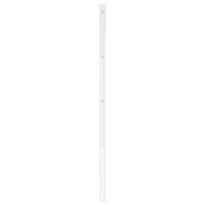 Kovové náhradní čelo postele bílé 150 cm - obrázek 4