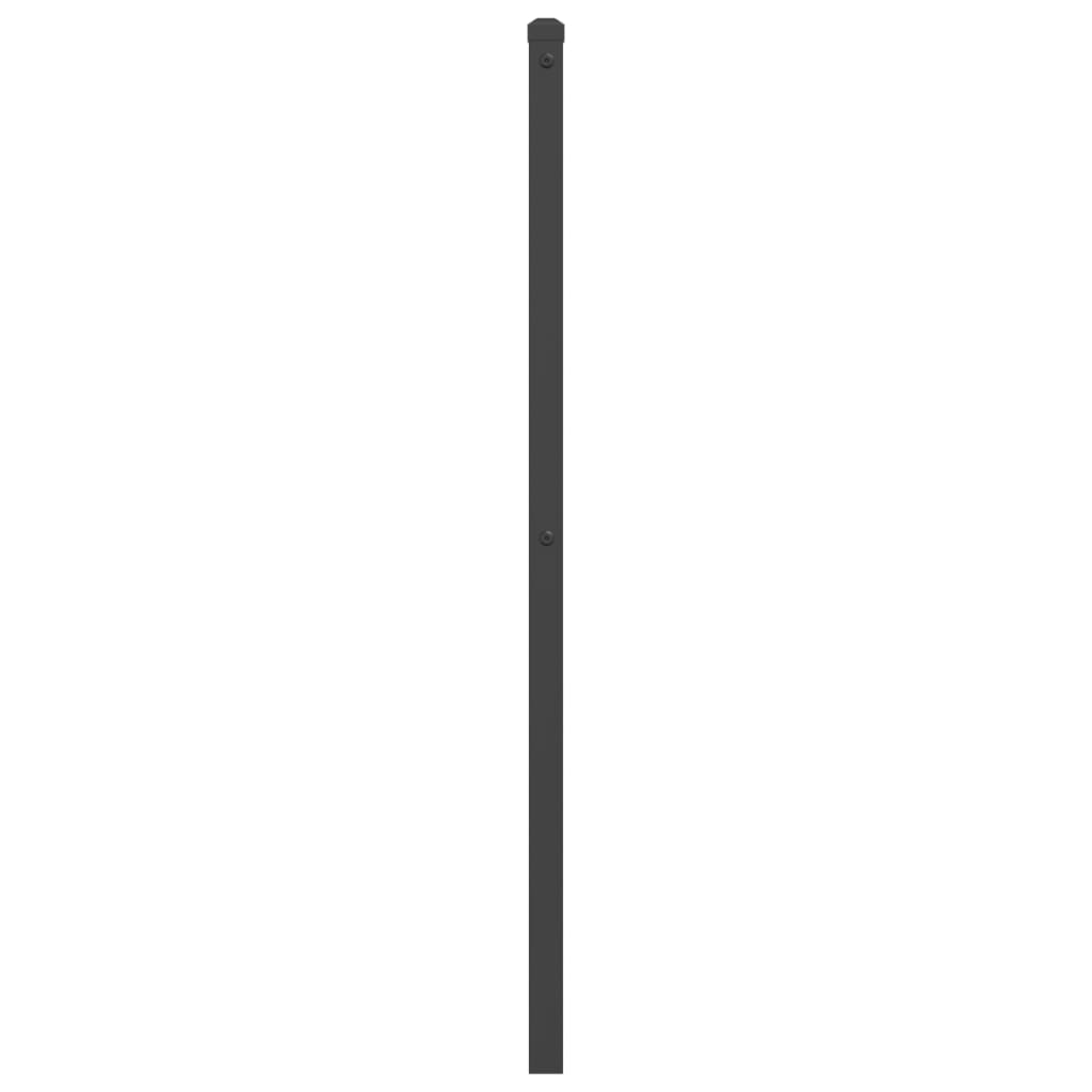 vidaXL Vervangend hoofdbord 75 cm metaal zwart, foto 4