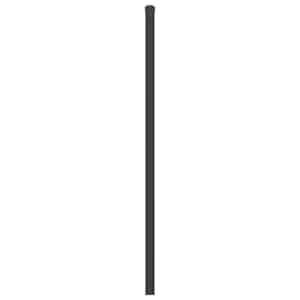 Kovové náhradní čelo postele černé 107 cm - obrázek 4