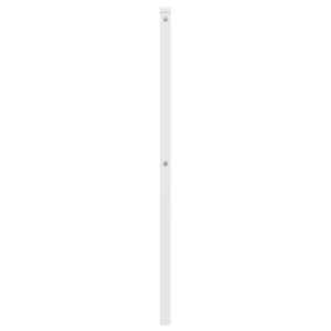 Kovové náhradní čelo postele bílé 100 cm - obrázek 4