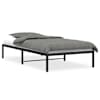 vidaXL metallist voodiraam, must, 100x200 cm