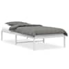 vidaXL metallist voodiraam, valge, 90 x 200 cm