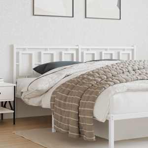 Kovinsko nadomestno vzglavje belo 180 cm