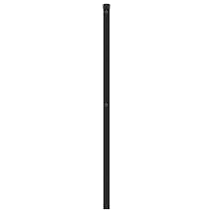 Kovové náhradní čelo postele černé 90 cm - obrázek 5