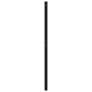 Kovové náhradní čelo postele černé 107 cm - obrázek 5